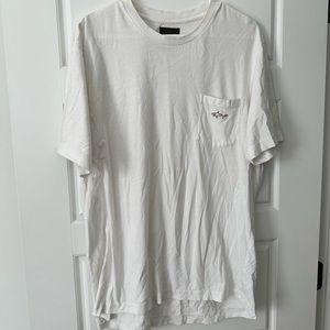 Greg Norman Men's L Shirt Short Sleeve Crew Neck Pocket Tee T-Shirt White L